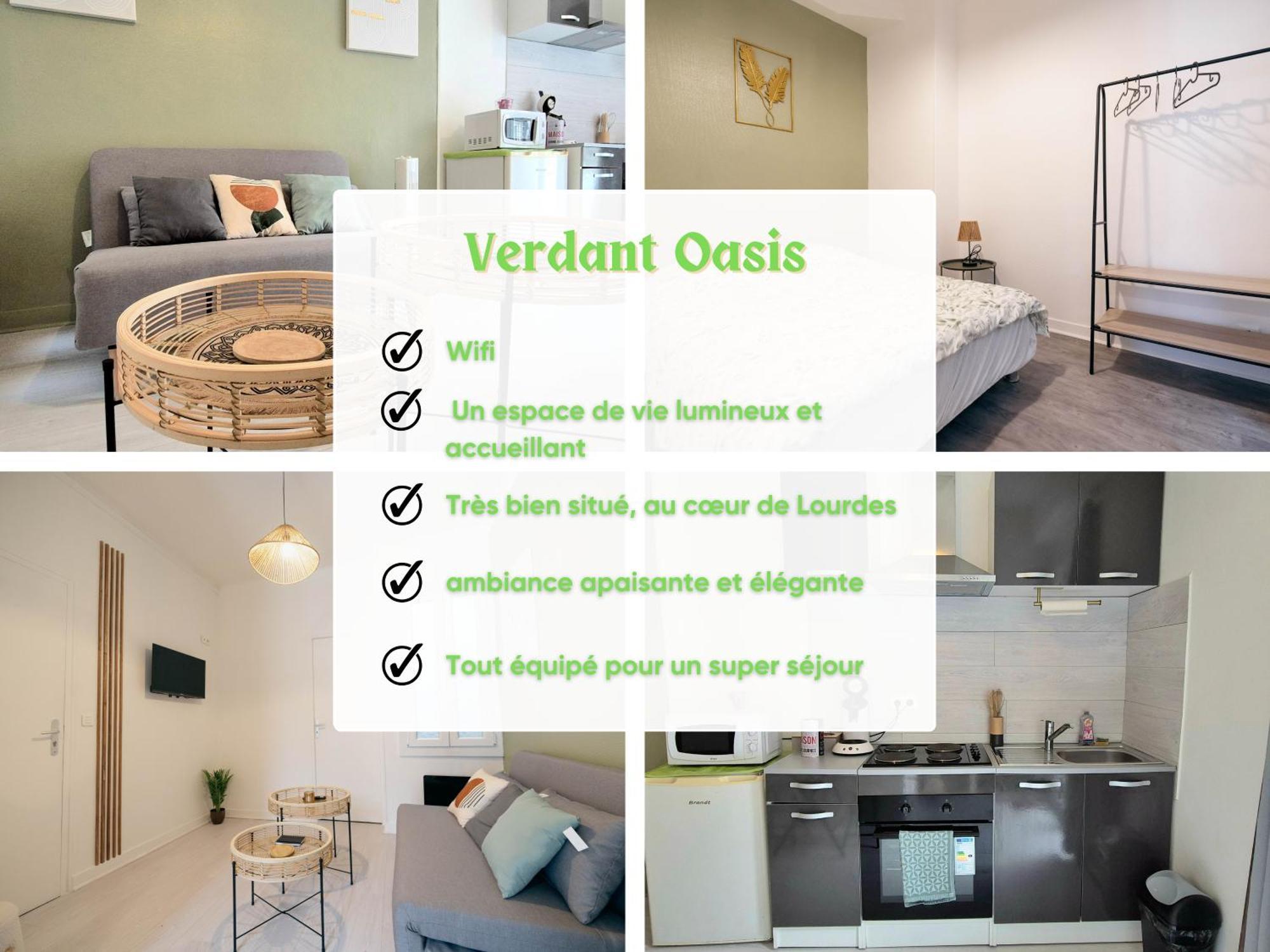 Verdant Oasis - Proche Du Centre - Wifi Gratuit - Parking A Proximite Lourdes Exterior photo